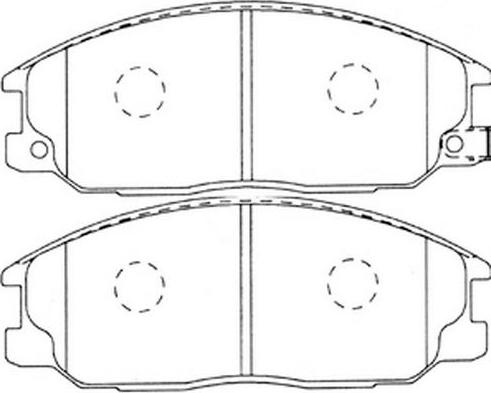 FIT FP1013 - Комплект спирачно феродо, дискови спирачки vvparts.bg