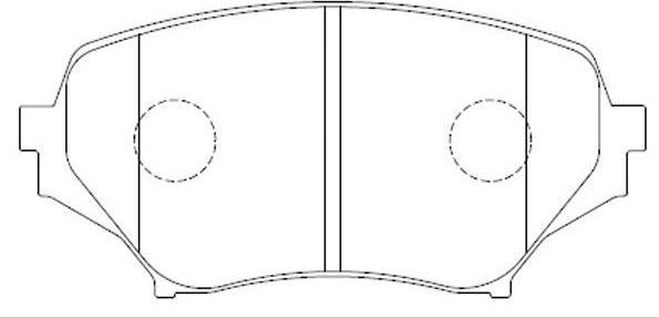 FIT FP1179 - Комплект спирачно феродо, дискови спирачки vvparts.bg