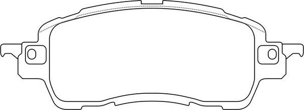 FIT FP1852 - Комплект спирачно феродо, дискови спирачки vvparts.bg