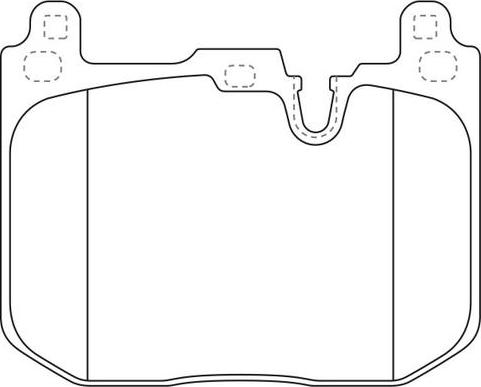 FIT FP1875 - Комплект спирачно феродо, дискови спирачки vvparts.bg