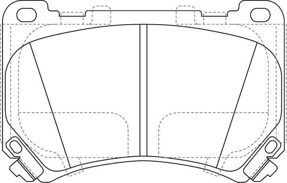 FIT FP1396 - Комплект спирачно феродо, дискови спирачки vvparts.bg