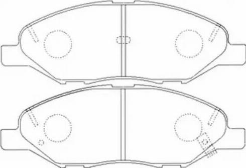 FIT FP1345 - Комплект спирачно феродо, дискови спирачки vvparts.bg