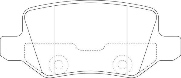 FIT FP1358 - Комплект спирачно феродо, дискови спирачки vvparts.bg