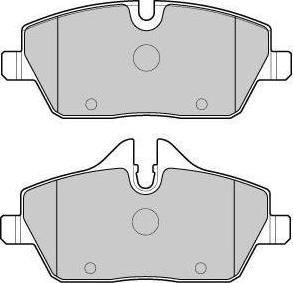 FIT FP1308 - Комплект спирачно феродо, дискови спирачки vvparts.bg