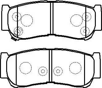 Roulunds Braking 51872981B26 - Комплект спирачно феродо, дискови спирачки vvparts.bg