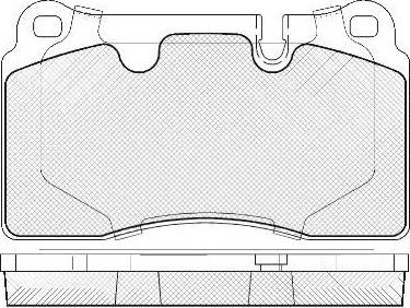 FIT FP1263 - Комплект спирачно феродо, дискови спирачки vvparts.bg