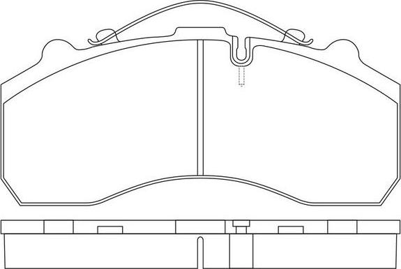 FIT FP1203 - Комплект спирачно феродо, дискови спирачки vvparts.bg