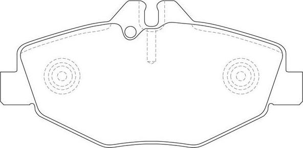 FIT FP1237E - Комплект спирачно феродо, дискови спирачки vvparts.bg