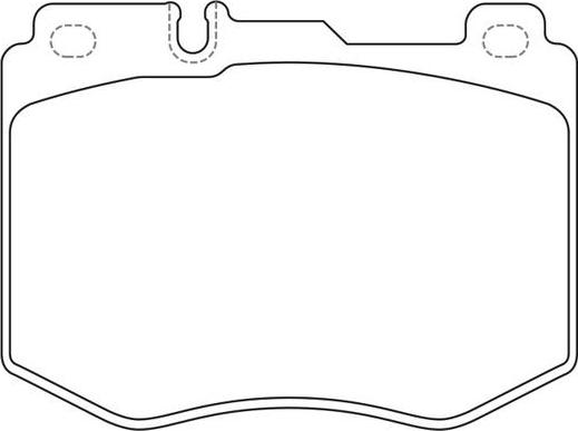 FIT FP1796 - Комплект спирачно феродо, дискови спирачки vvparts.bg