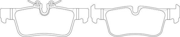 FIT FP1762 - Комплект спирачно феродо, дискови спирачки vvparts.bg