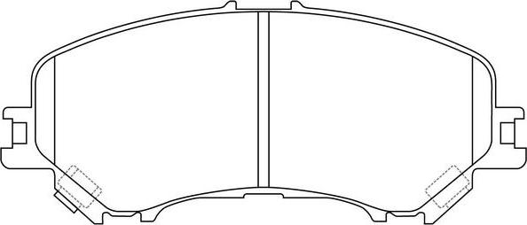 FIT FP1737 - Комплект спирачно феродо, дискови спирачки vvparts.bg