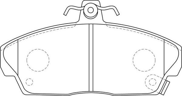 FIT FP8181 - Комплект спирачно феродо, дискови спирачки vvparts.bg