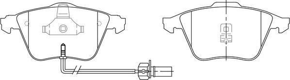 FIT FP3270E - Комплект спирачно феродо, дискови спирачки vvparts.bg