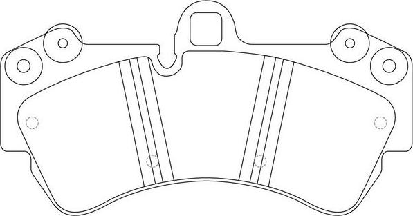 FIT FP3273E - Комплект спирачно феродо, дискови спирачки vvparts.bg