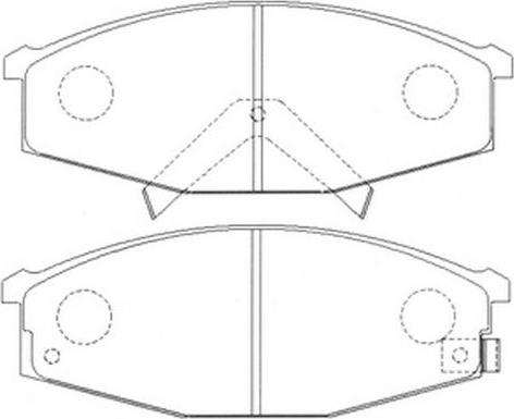 FIT FP2116 - Комплект спирачно феродо, дискови спирачки vvparts.bg