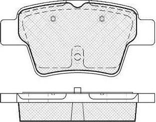 FIT FP2314 - Комплект спирачно феродо, дискови спирачки vvparts.bg