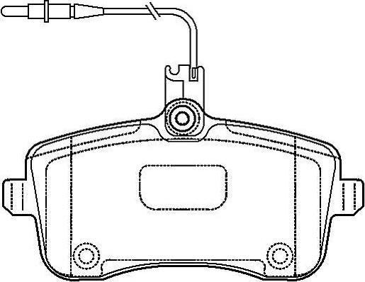 FIT FP2335E - Комплект спирачно феродо, дискови спирачки vvparts.bg