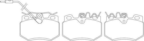 FIT FP2325E - Комплект спирачно феродо, дискови спирачки vvparts.bg