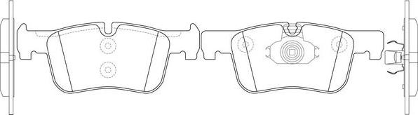 FIT FP2259 - Комплект спирачно феродо, дискови спирачки vvparts.bg