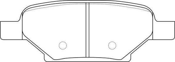 FIT FP7937 - Комплект спирачно феродо, дискови спирачки vvparts.bg