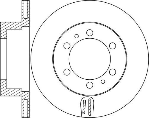 HELLA 8DD355116321 - Спирачен диск vvparts.bg