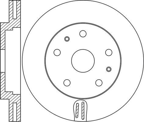 Delphi BG9957 - Спирачен диск vvparts.bg