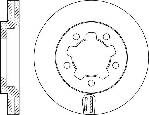 FIT FR0908V - Спирачен диск vvparts.bg