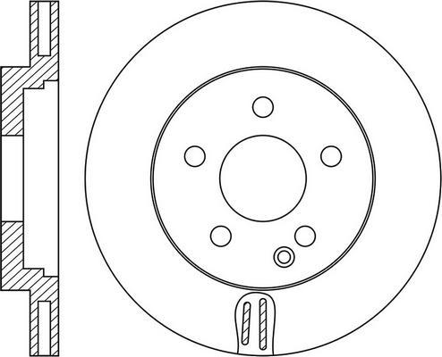 FIT FR0913V - Спирачен диск vvparts.bg