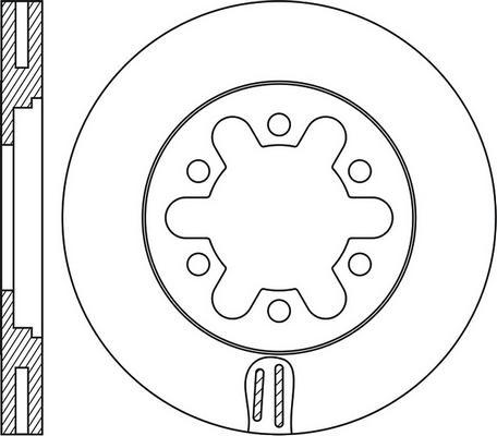 Nipparts J3303071 - Спирачен диск vvparts.bg