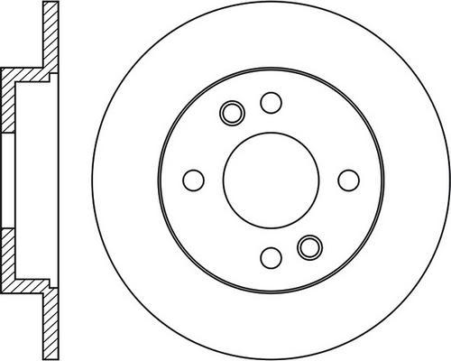 Triscan 1115-0986479256 - Спирачен диск vvparts.bg