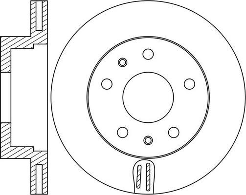 FIT FR0971V - Спирачен диск vvparts.bg