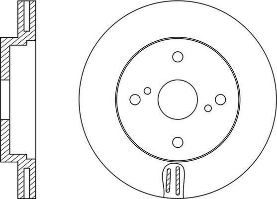 FIT FR0463V - Спирачен диск vvparts.bg