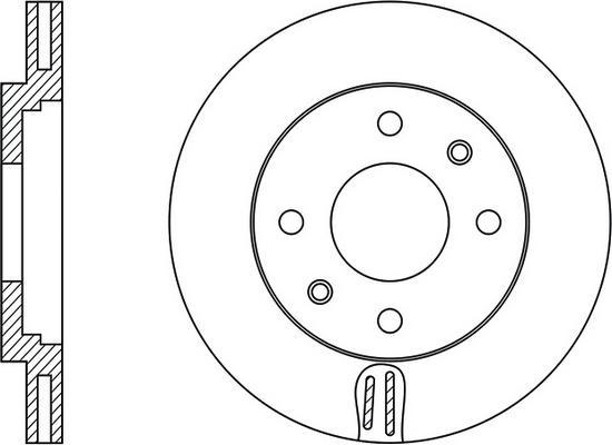 FIT FR0482V - Спирачен диск vvparts.bg