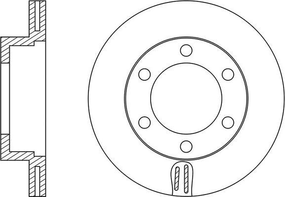 FIT FR0430V - Спирачен диск vvparts.bg