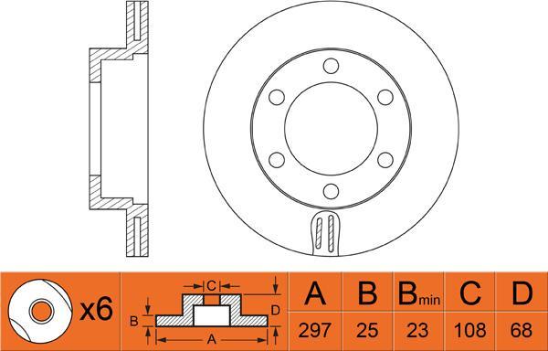 FIT FR0430V - Спирачен диск vvparts.bg