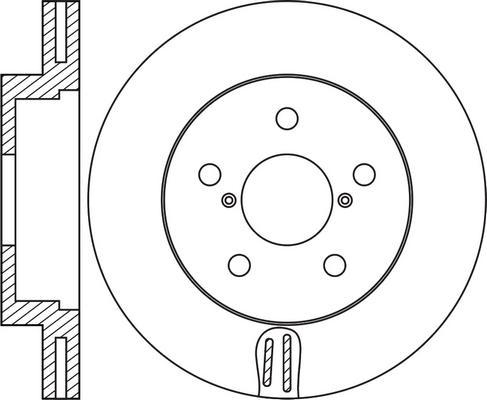 FIT FR0566V - Спирачен диск vvparts.bg