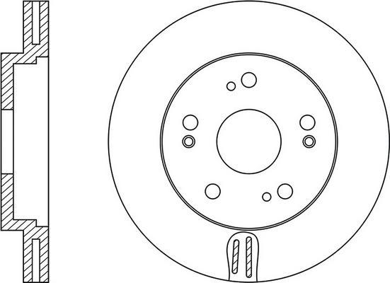 FIT FR0515V - Спирачен диск vvparts.bg