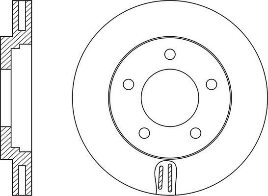 Rotinger RT 2569-GL T5 - Спирачен диск vvparts.bg