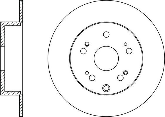 FIT FR0521 - Спирачен диск vvparts.bg