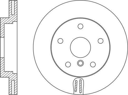 FIT FR0695V - Спирачен диск vvparts.bg