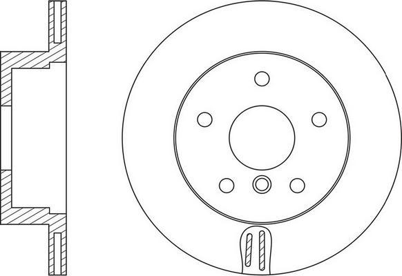 FIT FR0698V - Спирачен диск vvparts.bg