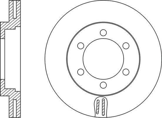 FIT FR0641V - Спирачен диск vvparts.bg