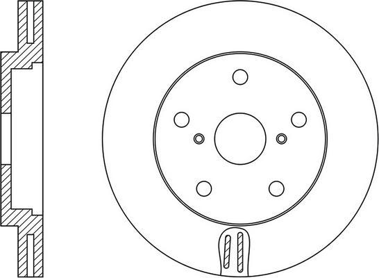 FIT FR0603 - Спирачен диск vvparts.bg