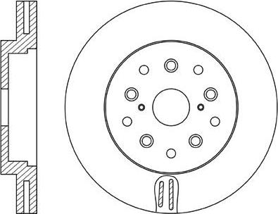 FIT FR0683DL - Спирачен диск vvparts.bg