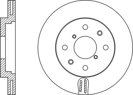 Metzger 61002.1 - Спирачен диск vvparts.bg