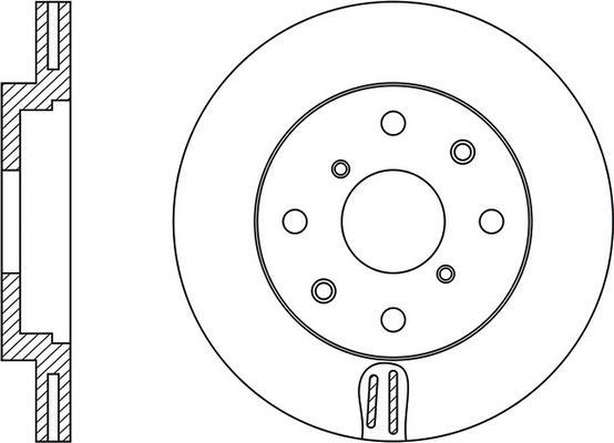 FIT FR0632V - Спирачен диск vvparts.bg