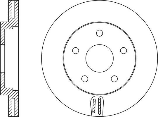 Alanko 10304443 - Спирачен диск vvparts.bg