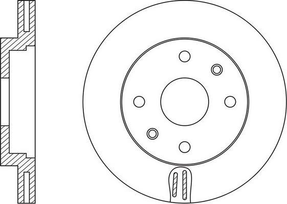 FIT FR0675V - Спирачен диск vvparts.bg