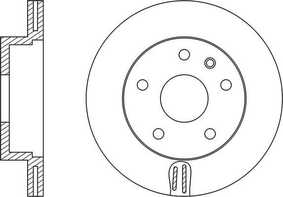 FIT FR0191V - Спирачен диск vvparts.bg