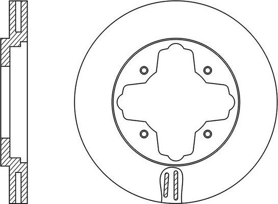 FIT FR0140V - Спирачен диск vvparts.bg